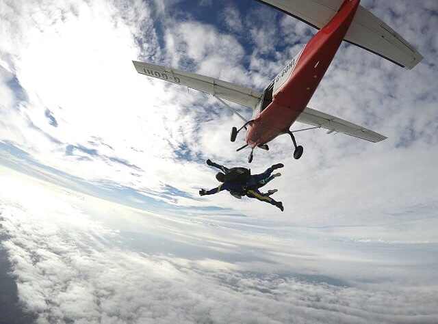 Helen Skiffington’s skydive