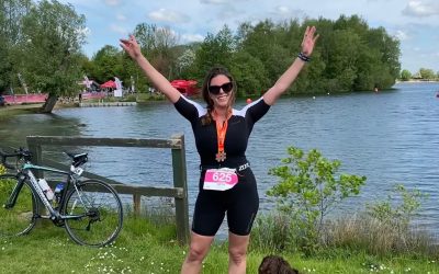 Congratulations to Beth on her Tri-Challenge