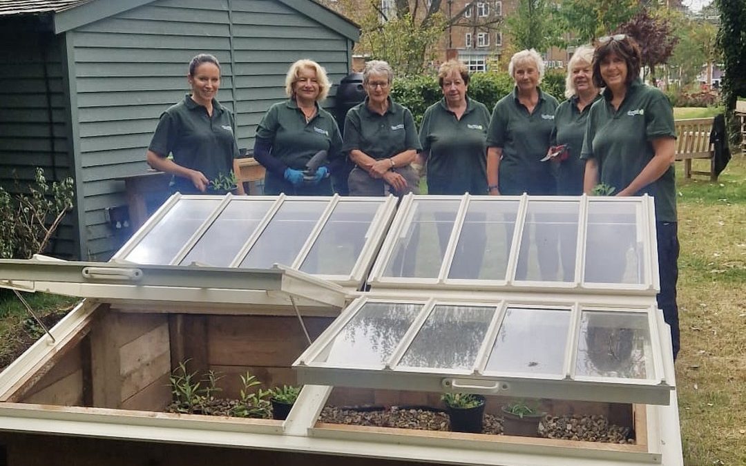 A big thank you to Alitex for our new cold frame